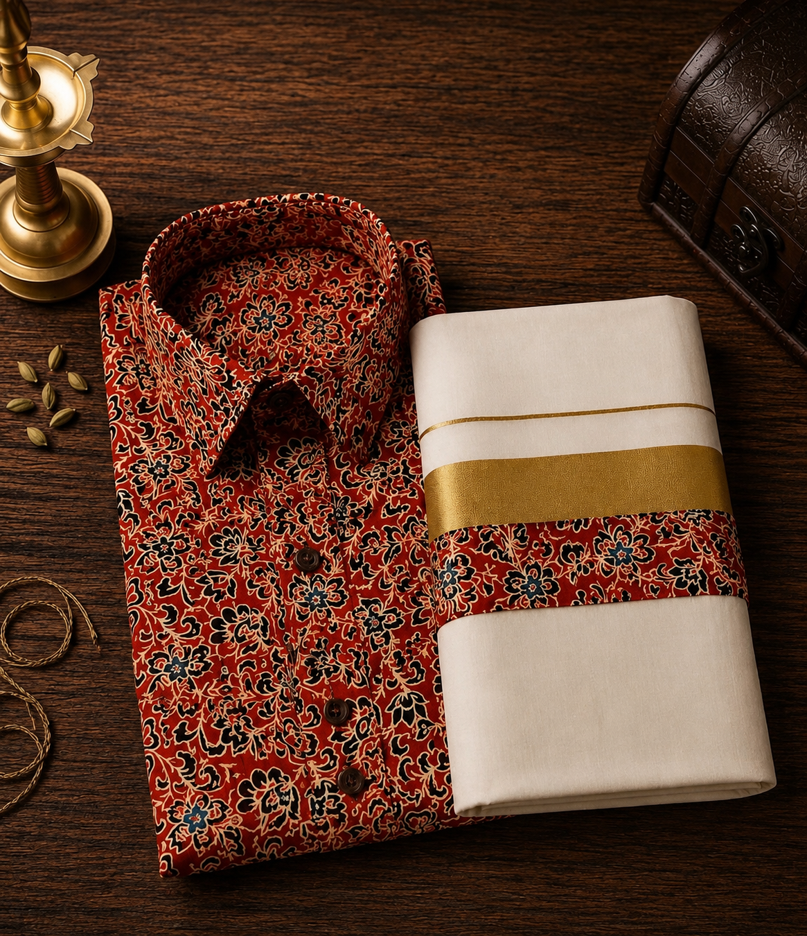 Gents Shirt Dhothy Combo