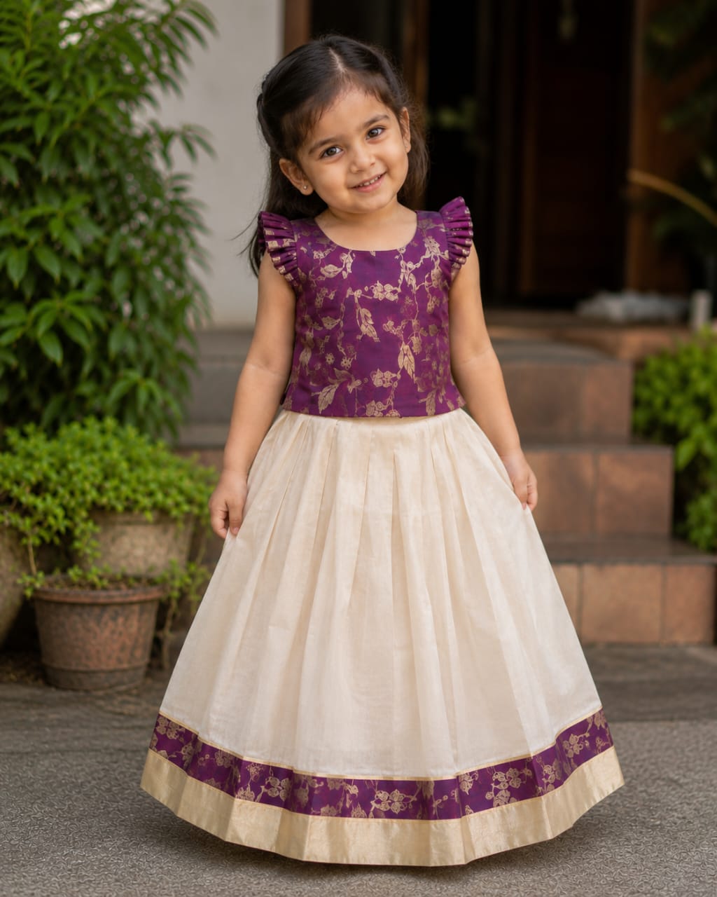 Pattu Pavada  Design 4