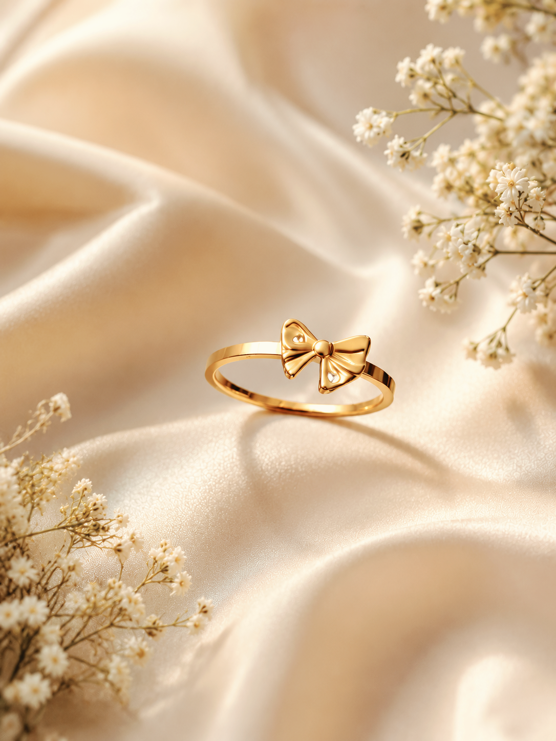 Golden Grace Bow Ring