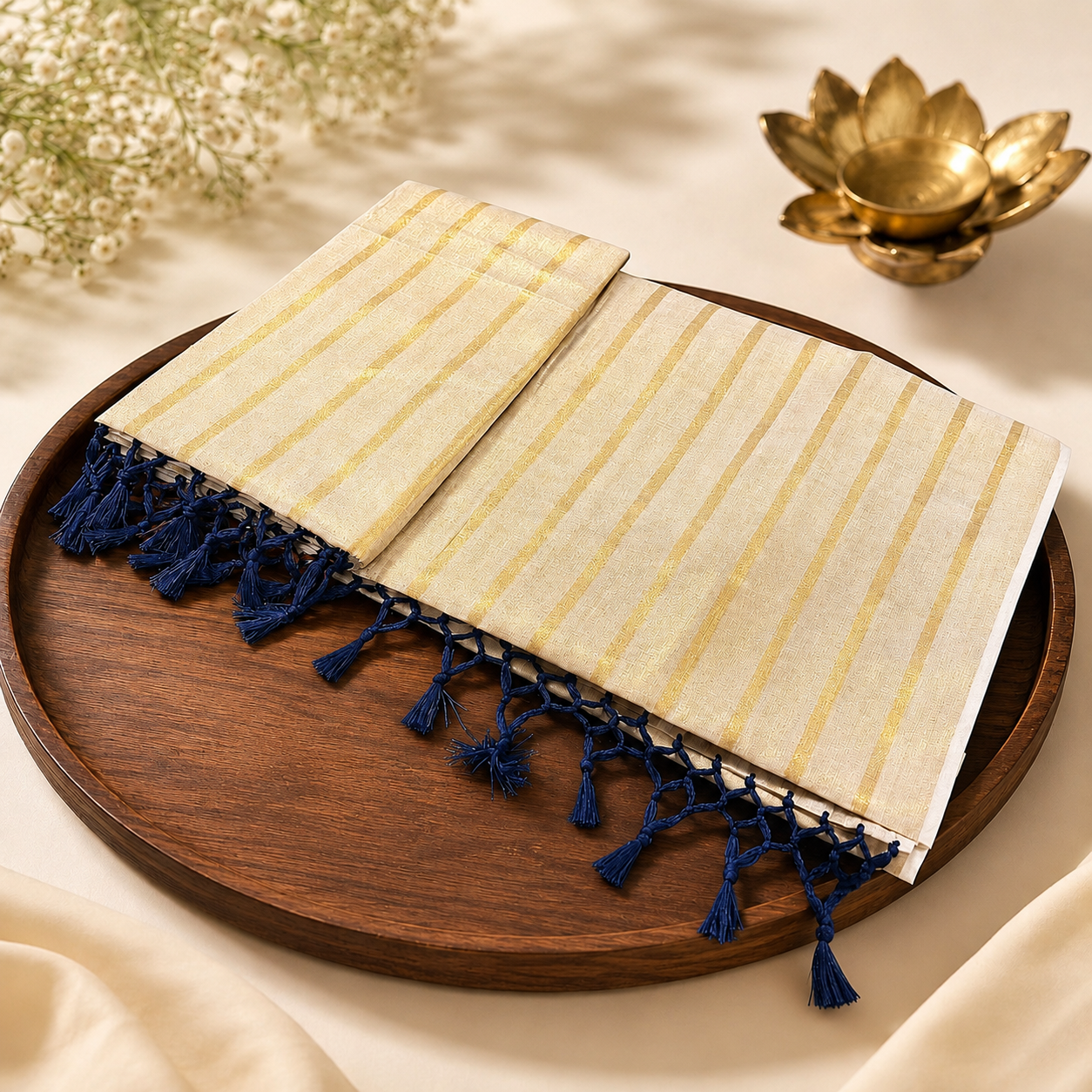 Tissue Strips Saree