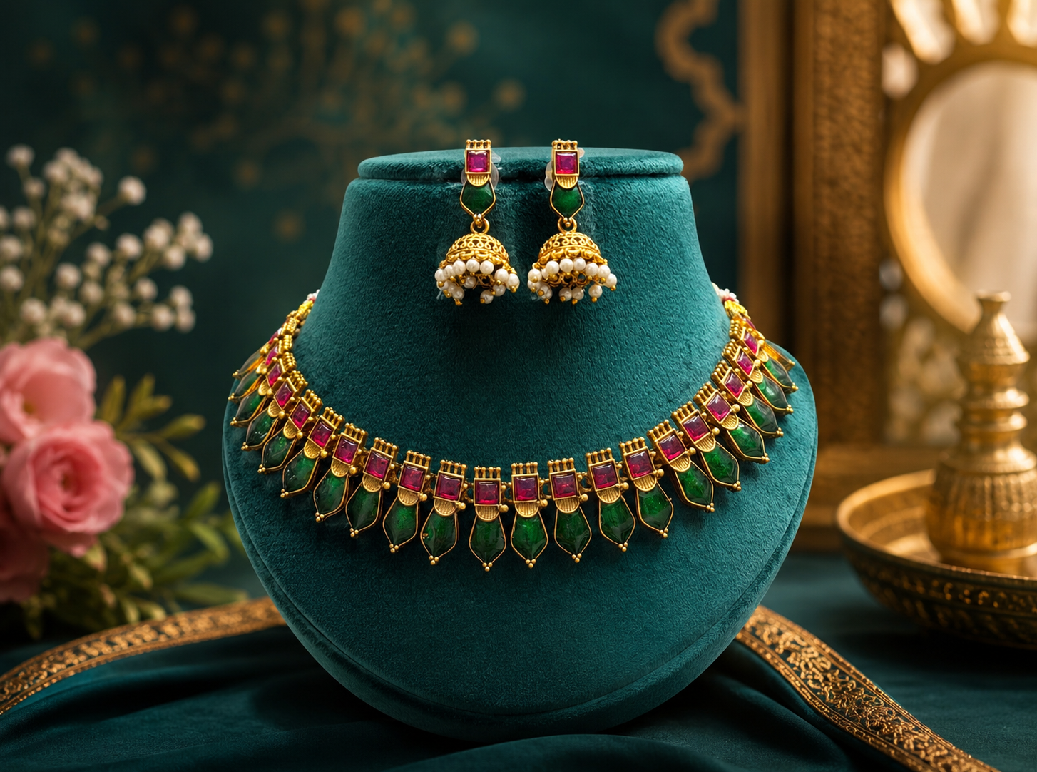 Palakka Necklace Set