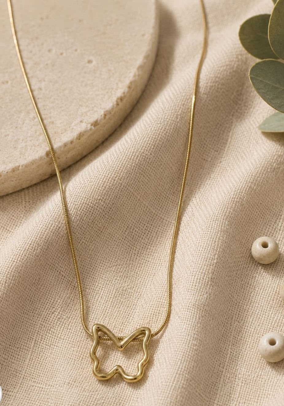 Delicate Butterfly Pendant Necklace