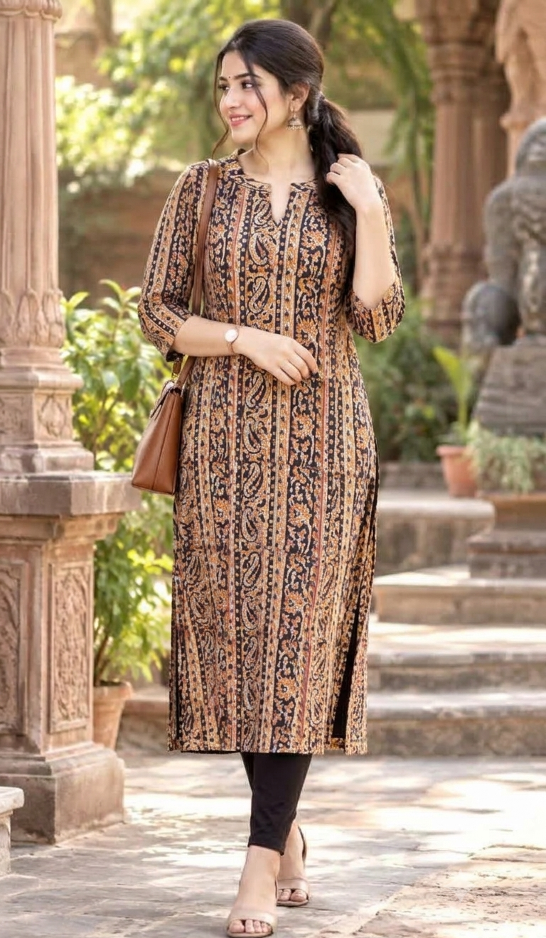 Kalamkari Kurthi